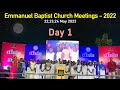 Emmanuel Baptist Church Meetings - Day 1 || Rev. Kishore Babu || Holy Revival Worship Summit-Part 17