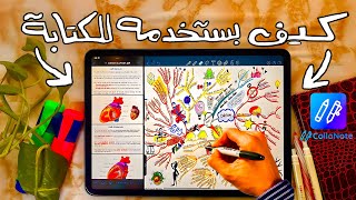 كيف بستخدم الآيباد لدراسة الطب؟📚|أفضل تطبيق لكتابة الملاحظات على الآيباد📝|  IPad Pro ￼