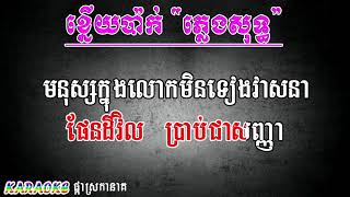 ខ្នើយប៉ាក់ =​ ទឹកភ្នែកសម្ងាត់ ភ្លេងសុទ្ធ  បទស្រី , KHNEUY BHAK