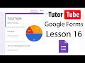 Google Forms Tutorial - Lesson 16 - Adding Image by URL