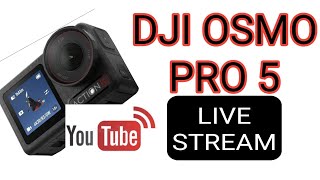 Live Stream Set Up  - DJI Osmo Actio 5