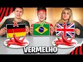 QUEM COMER MAIS COMIDAS COM AS CORES DA BANDEIRA DO SEU PAÍS, VENCE! - Desafio