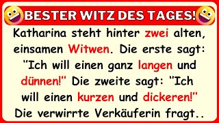 🤣 BESTER WITZ DES TAGES! Eine Frau steht hinter zwei alten Witwen, die einen besonderen Kauf machen