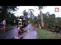 ostfriesin schreit panisch gegen tornado an augenzeugen video großheide