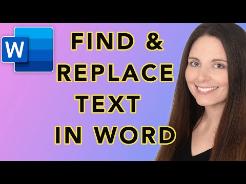 Using Find & Replace in Word and Change Text Formatting with Find & Replace