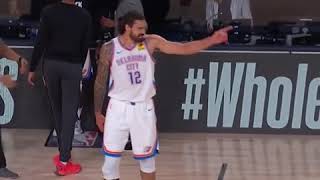 NBA | Russell Westbrook and Steven Adams Exhange Some Words | Game 4 | HOU vs OKC