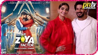 Sonam Kapoor And Dulquer Salmaan Promotes Their Upcoming Movie The Zoya Factor