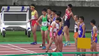 男子1500m_決勝_第50回北海道高体連札幌支部新人陸上20180819