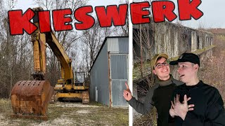 Verlassenes Kieswerk und ein angeblicher Hochbunker