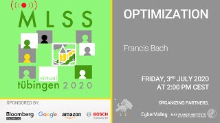 Optimization, part 2 - Francis Bach - MLSS 2020, Tübingen