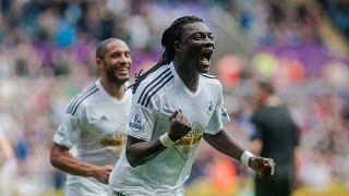 Bafétimbi Gomis goal celebration