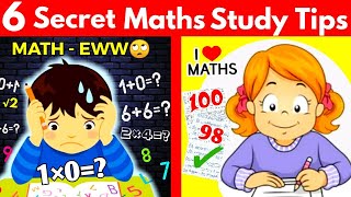 6 Top Effective Tips in 1 video | |Super Tips to Score 100% in Maths || Mathematic Study Tips👩‍🎓