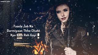 Fitoor (Lyrics) Aa Bhi JAA Yaara || Full Song Zoheb R Lyrics official Music