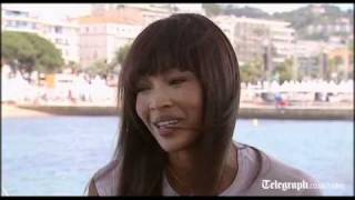 Supermodel Naomi Campbell launches Fashion Relief for Japan at Cannes Film Festival 2011