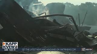 Prosser grain silo and antique shop destroyed after fire