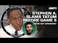 Stephen A. SLAMS Jayson Tatum's lack of concern 🗣️ 'THAT'S NOT WHAT I WANT TO HEAR' | NBA Countdown