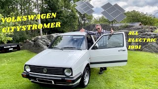 I bought a VW Golf MK2 Citystromer, All Electric Veteran