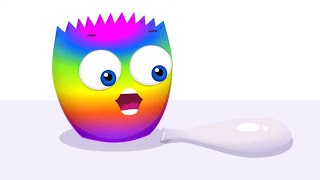 Op and Bob  Episode | Multicolored and Transparent New story for children | Cart