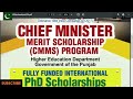 peef phd scholarships for foreign cmms phd scholarships foreign uni international scholarships