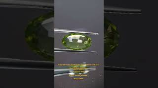 Natural burmase peridot 6.04ct memo SKY lab kode 5513 #peridot