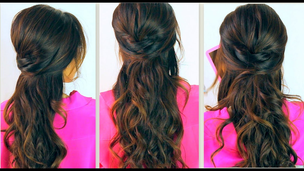 Cute Half Up Half Down Curly Hairstyles Hairstyle Guides