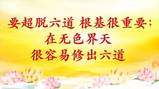 卢台长【节目录音】要超脱六道，根基很重要；在无色界天很容易修出六道