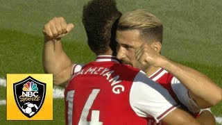 Aubameyang spins, finishes to give Arsenal lead against Watford | Premier League | NBC Sports
