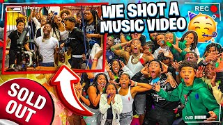 WE HAD THE BIGGEST MEET & GREET EVER AT THE TRAMPOLINE PARK!!!  😱🎥(WE SHOT A MUSIC VIDEO)