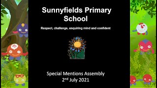 Special Mentions Assembly 2nd July 2021