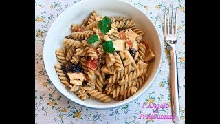 Fusilli integrali con pesce spada e pomodorini, come fare un primo piatto sano e leggero in breve!