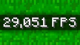 I beat the Minecraft FPS world record.