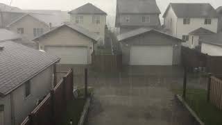 Powerful Hail Shower