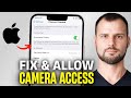 How to Fix & Allow Camera Access on iPhone Apps! (2025 Solution) 📷✅