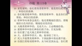 有声圣经 旧约 国语朗读 中文字幕 诗篇第115章