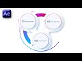 Infographic Animation In Adobe After Effects - After Effects Tutorial - No Plugins.
