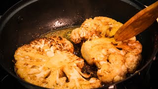 Guests from Australia taught me how to cook cauliflower so deliciously! Cheap and easy