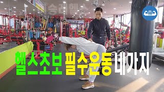 헬스초보자 필수운동 네가지 #이승래헬스 #스쿼트,