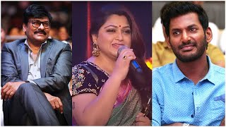 Actor Vishal's Off Screen Character Revealed By Kushboo Sundar In South Awards Show