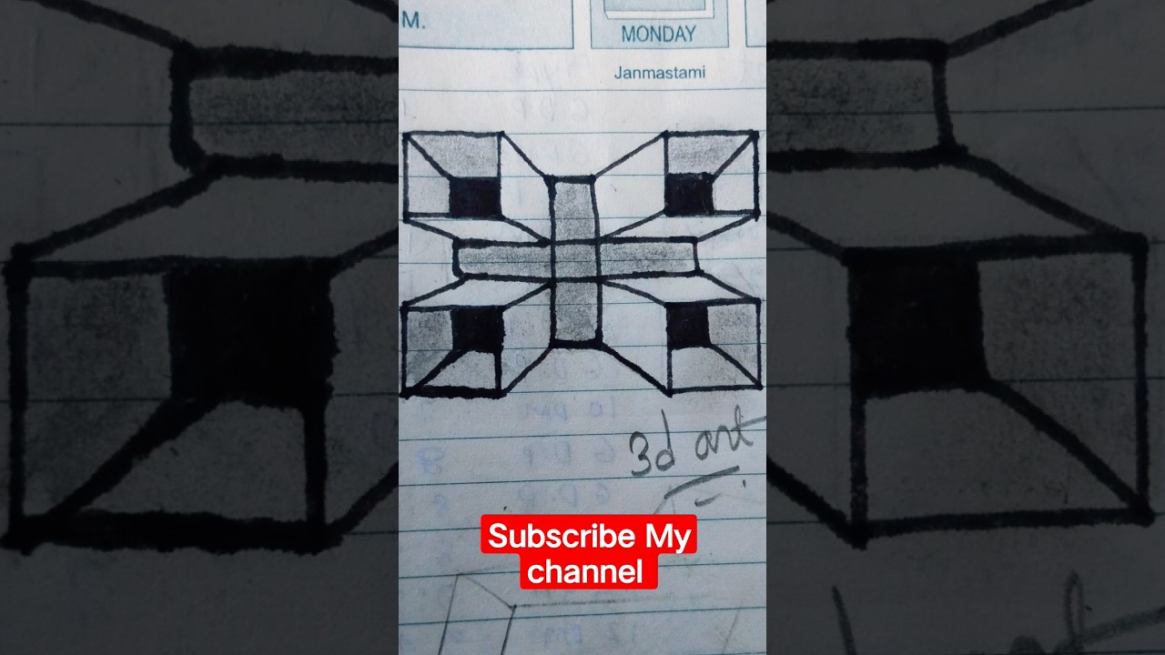 How To Draw 3d Illusion 3dillusion 3d Ytshorts New Shortvideo How To Draw 3d Illusion 3dillusion 3d Ytshorts New Shortvideo