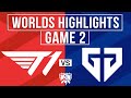 T1 vs GEN Highlights Game 2 | Worlds 2024 Semifinals | T1 vs Gen.G