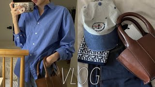 브이로그[Vlog] 쇼핑🛍/지갑 잃어버림../팩피 혼밥하기/망고 생크림케익/셀린느 카드지갑/동기 결혼👰🏻‍♀️/밀키트 해먹고 빵먹고 수영다니는 일상