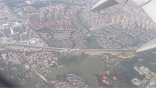 Flying from Chongqing to Zhengzhou, take-off, landing......