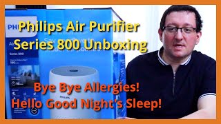 Philips Air Purifier Series 800 Unboxing: Your Solution for sleepless nights because of Allergies!