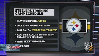 Steelers announce 2022 training camp schedule