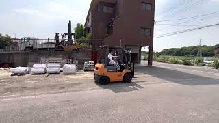 TOYOTA 7FG15 走行動画