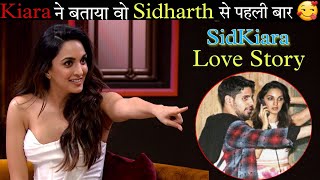 SidKiara Love Story 😍 Kiara Advani Meets Sidharth Malhotra 1st Time  [ Koffee with Karan ]