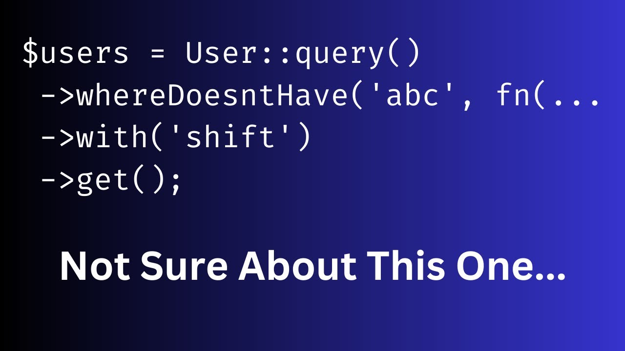 Laravel Code Review Optimize Queries And Other Performance Youtube Laravel Code Review Optimize Queries And Other Performance Youtube