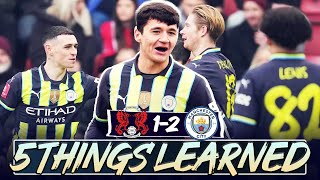 KHUSANOV IS A BEAST! 5 THINGS WE LEARNED | LEYTON ORIENT 1-2 MANCHESTER CITY