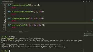 What Are Those Special Function Parameters in Python?