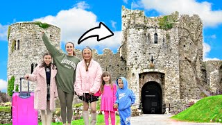 WE RENTED THE ENTIRE CASTLE! (Secret Rooms & Tunnels) | Family Fizz